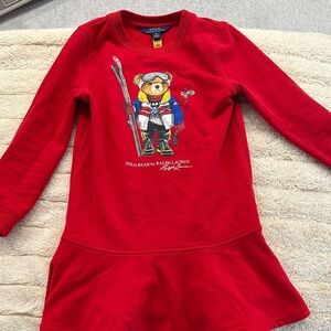 Ralph Lauren Red Polo Bear Dress